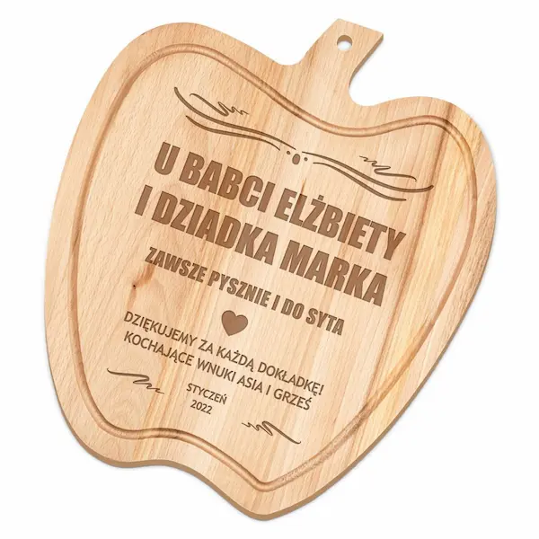 Deska do krojenia z grawerem