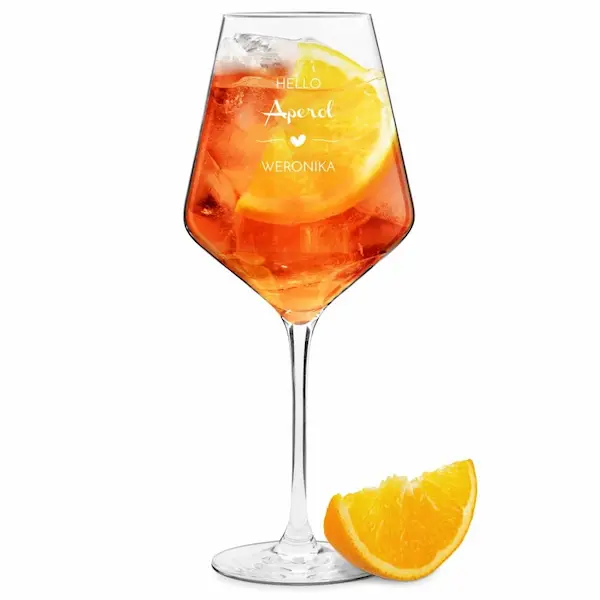 Kieliszek do aperola z grawerem – dla Niej