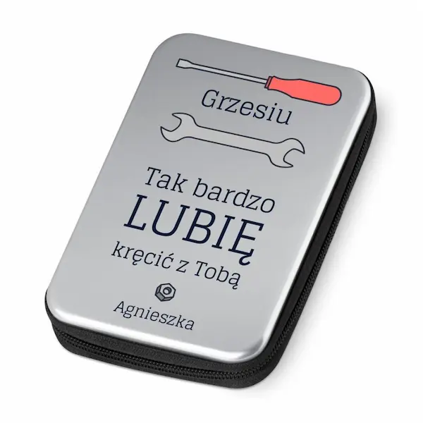 Zestaw narzędzi w personalizowanym etui