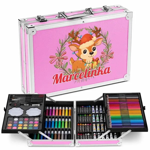 Zestaw artystyczny dla dziewczynki